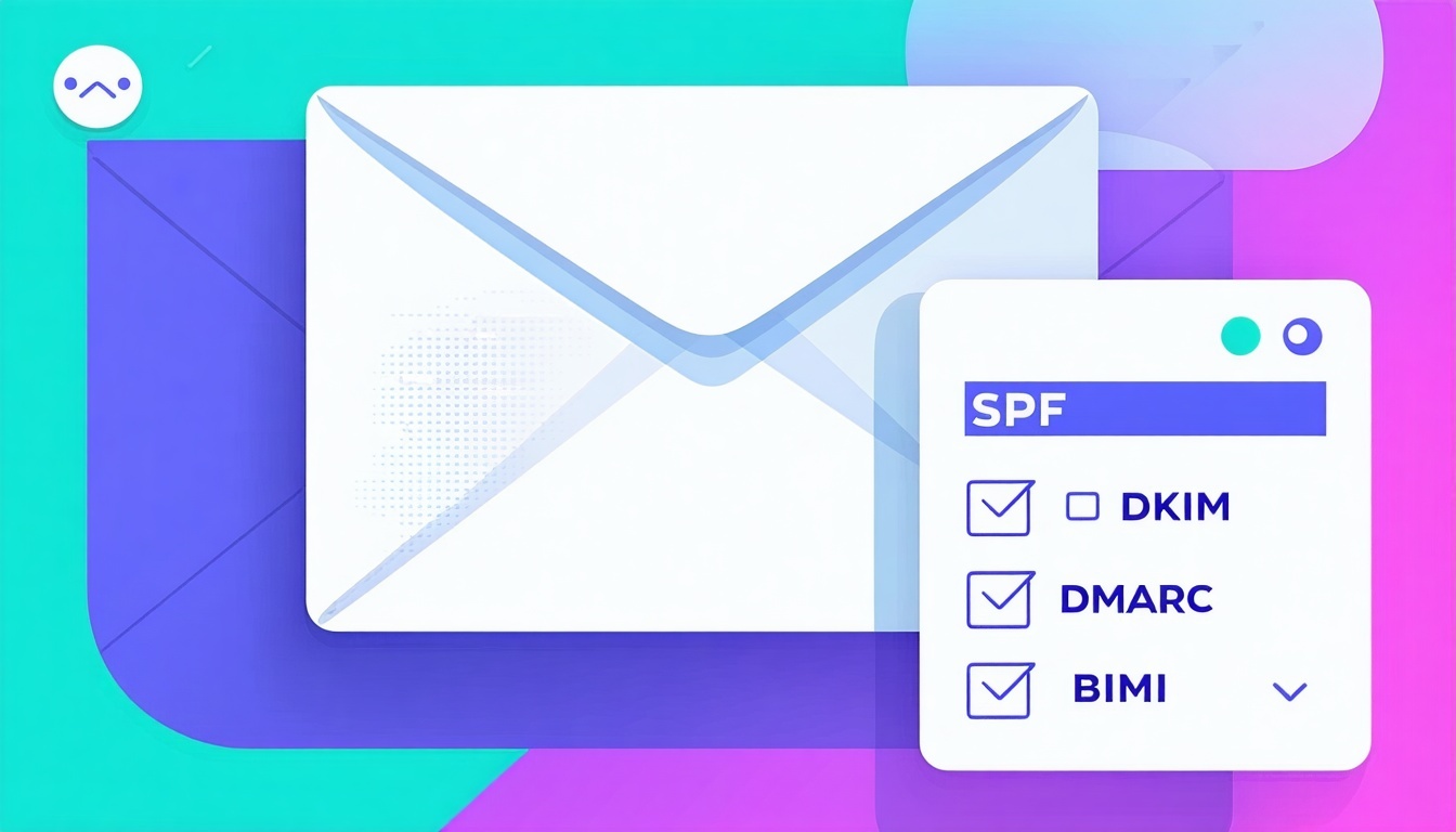 Pemeriksaan audit email untuk SPF DKIM DMARC dan BIMI