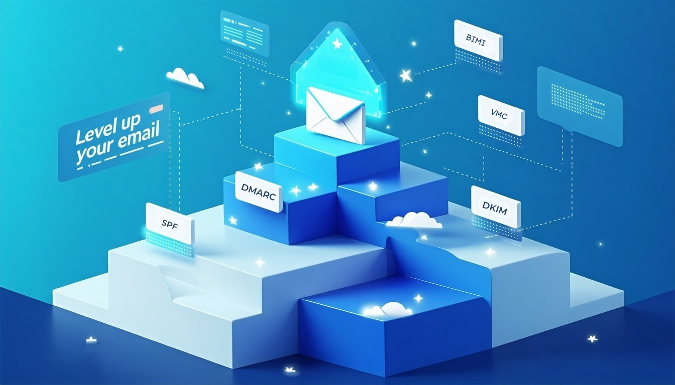 Hubungan SPF DKIM DMARC VMC BIMI